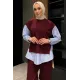 Kadın Kol Ve Etek Ucu Pileseli Oysho Takım
