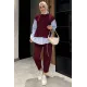 Kadın Kol Ve Etek Ucu Pileseli Oysho Takım