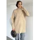Boğaz Yaka Nakışlı Tunik