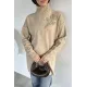 Boğaz Yaka Nakışlı Tunik