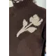 Boğaz Yaka Nakışlı Tunik