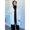 Kadın Kapşonlu Düğmeli Ceket