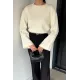 Kadın Simit Yaka Sakallı Bluz