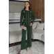 Kadın Uzun Kol Nakışlı İkili Takım