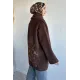 Kadın Atkı Detaylı Arkası Nakışlı Ceket