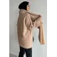 Kadın Atkı Detaylı Arkası Nakışlı Ceket
