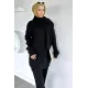Kadın Saç Örgülü Atkılı İkili Takım