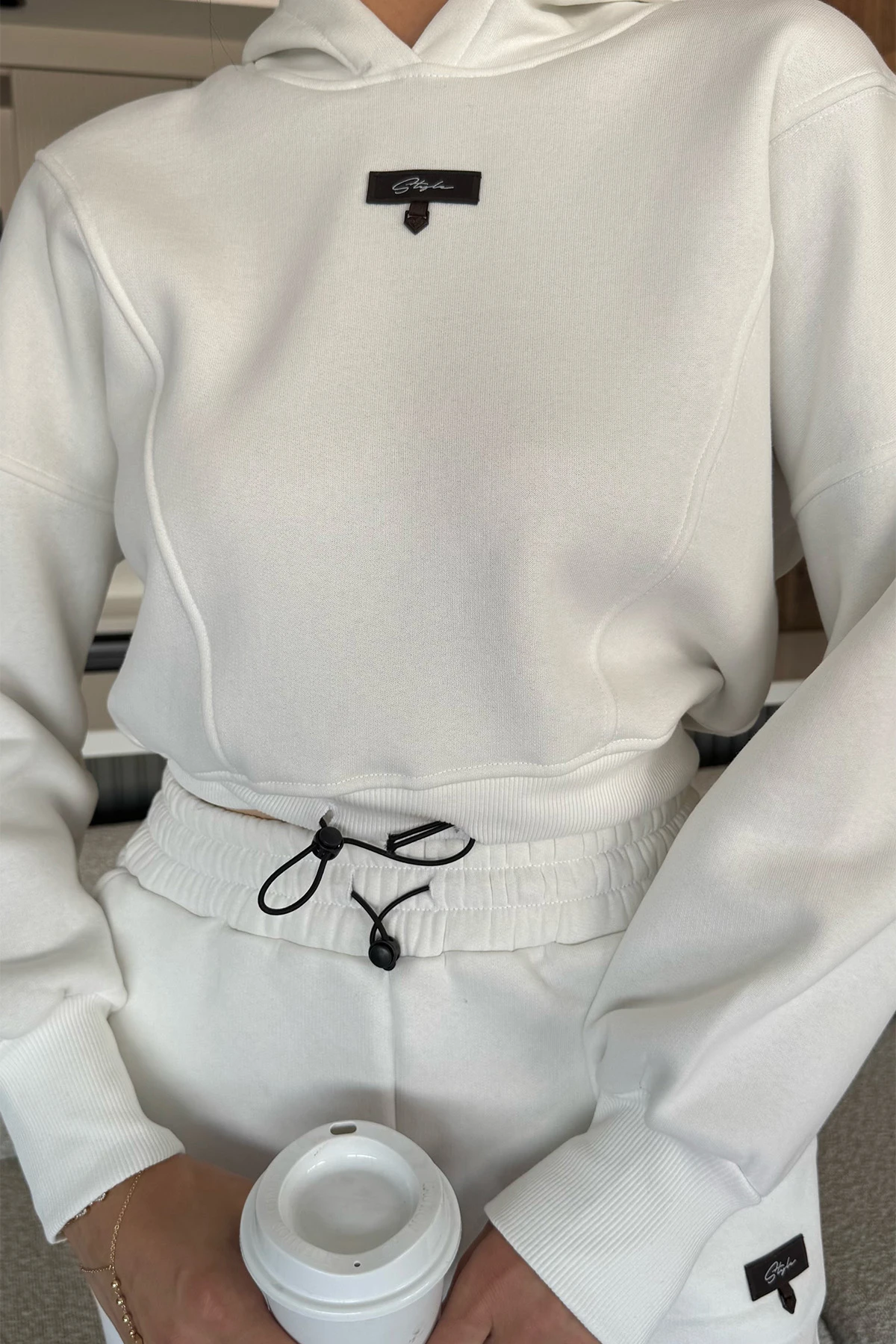 Kadın Sweat Crop Takım