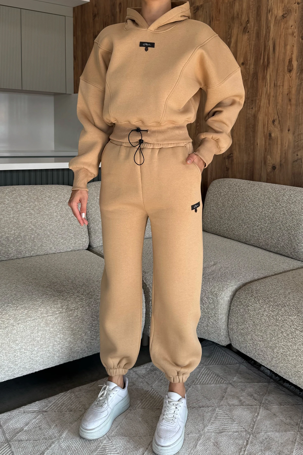 Kadın Sweat Crop Takım