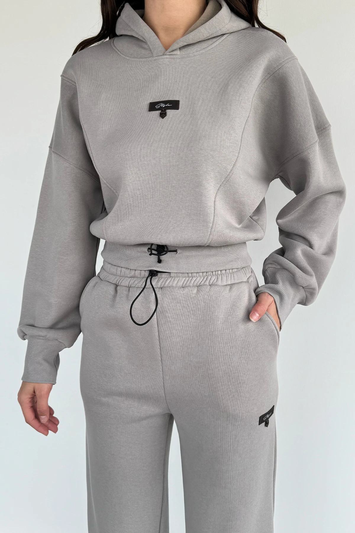Kadın Sweat Crop Takım