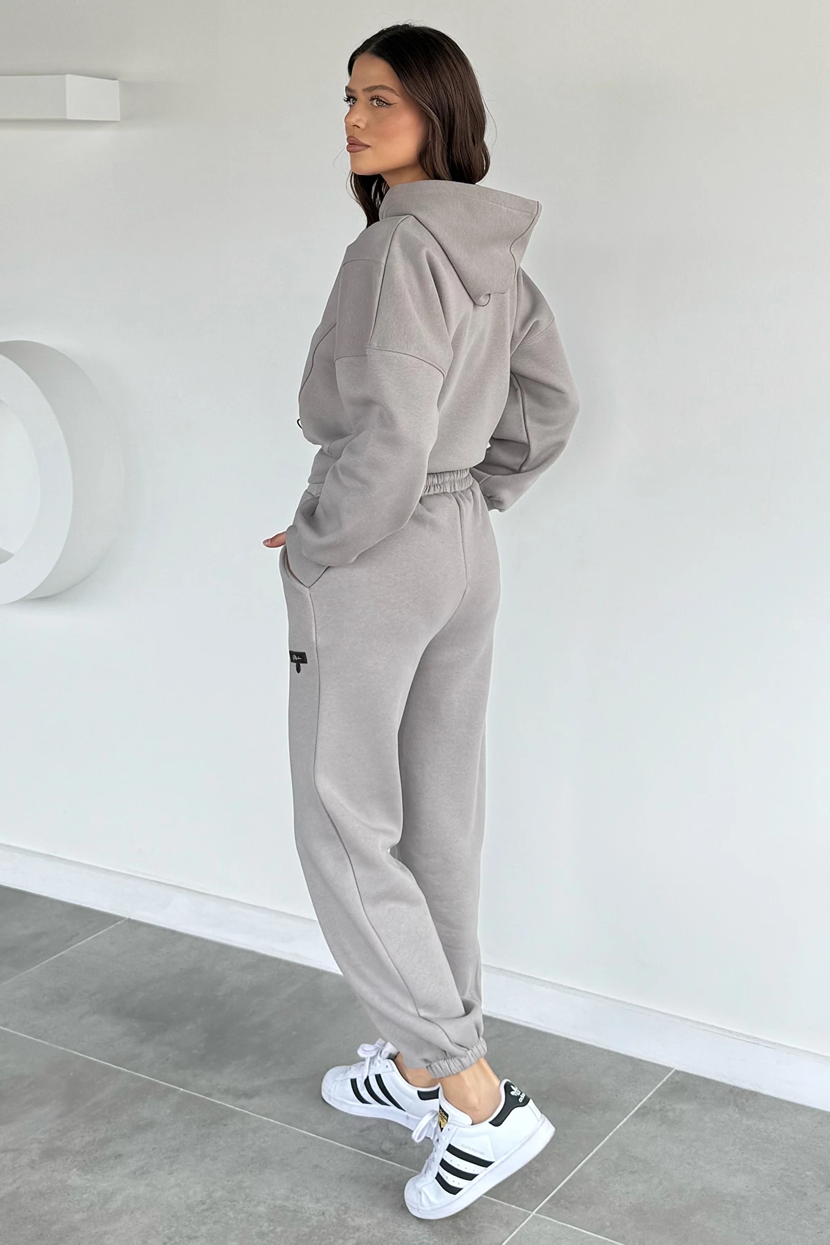 Kadın Sweat Crop Takım