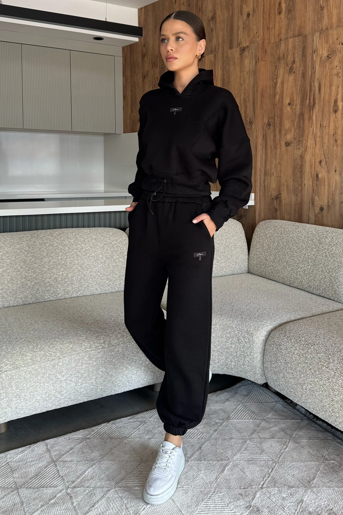 Kadın Sweat Crop Takım