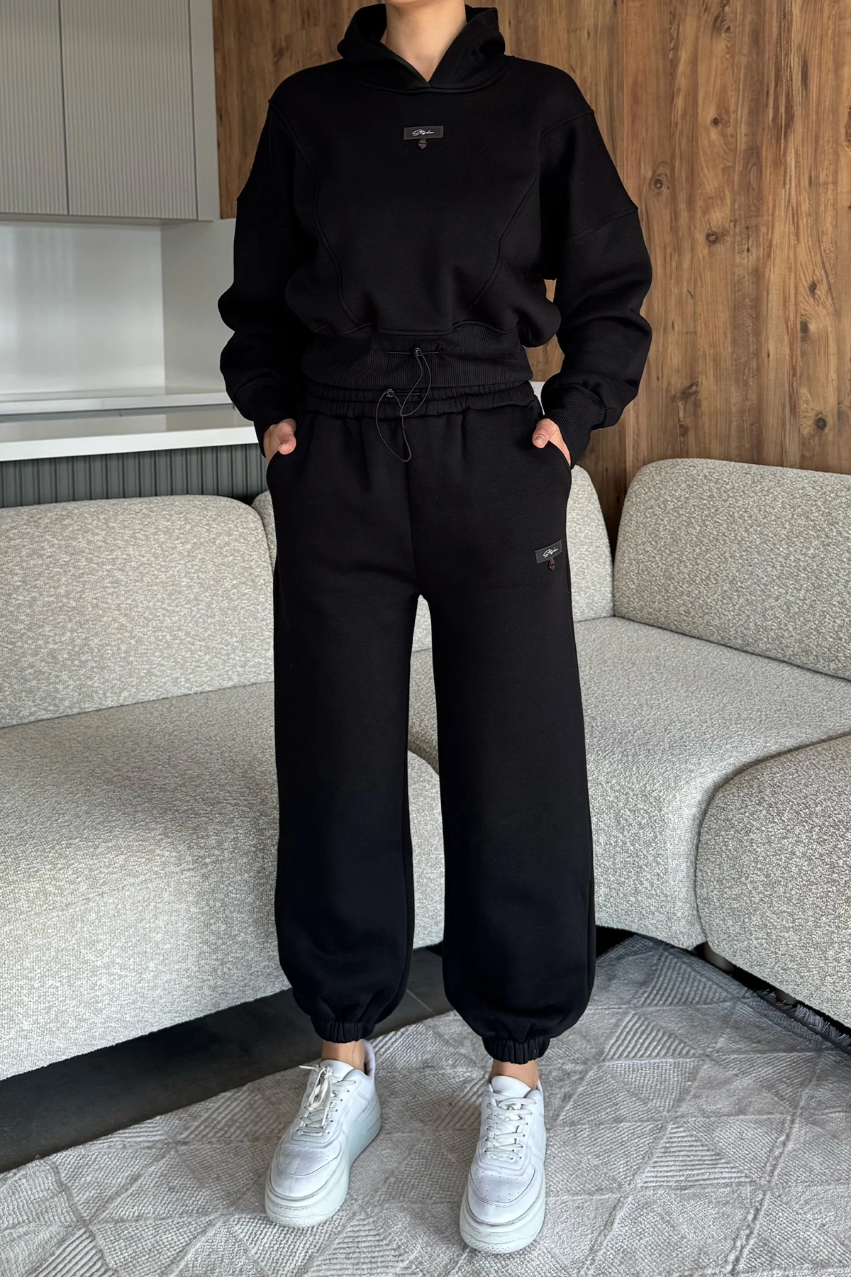 Kadın Sweat Crop Takım