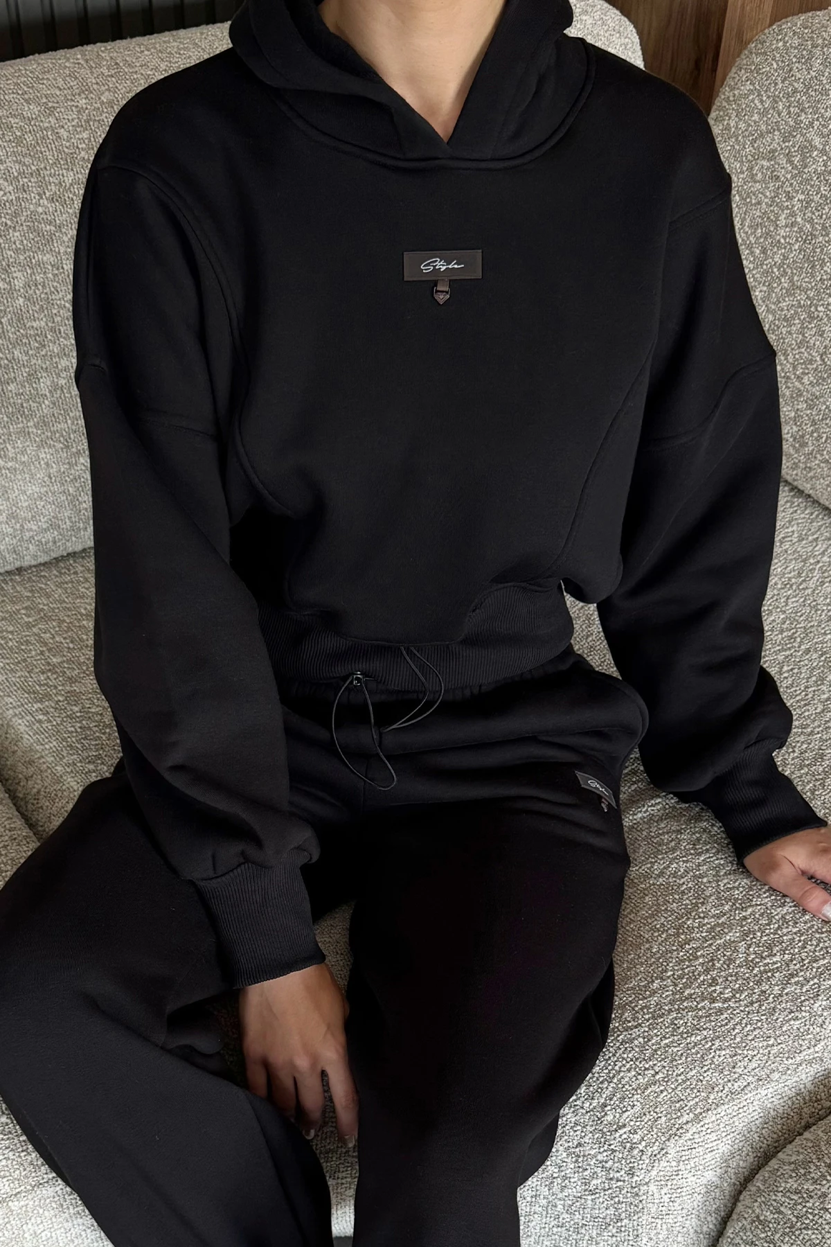 Kadın Sweat Crop Takım