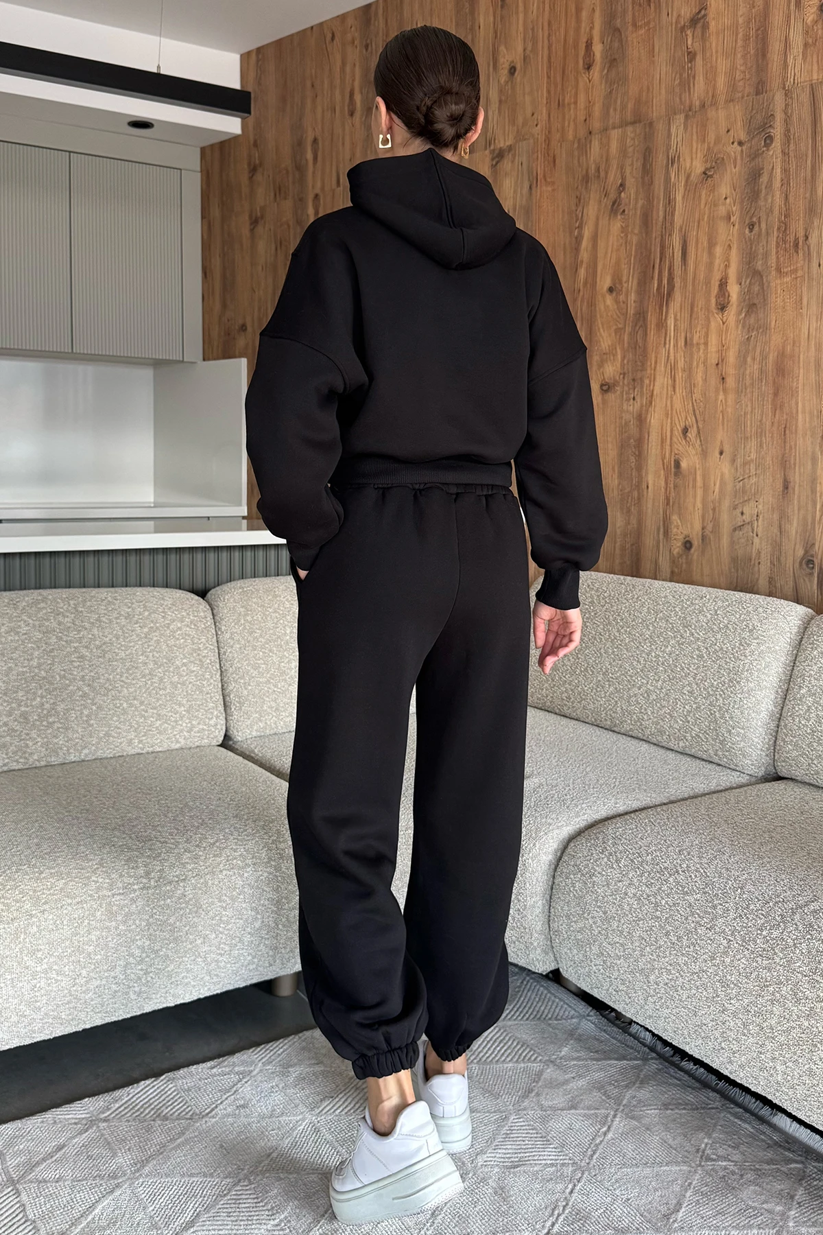 Kadın Sweat Crop Takım
