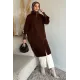 Kadın 4 Düğmeli Kollu Fermuarlı Ceket