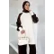 Kadın Kolları Kumaş Tunik