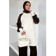 Kadın Kolları Kumaş Tunik