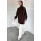 Kadın Kolları Kumaş Tunik