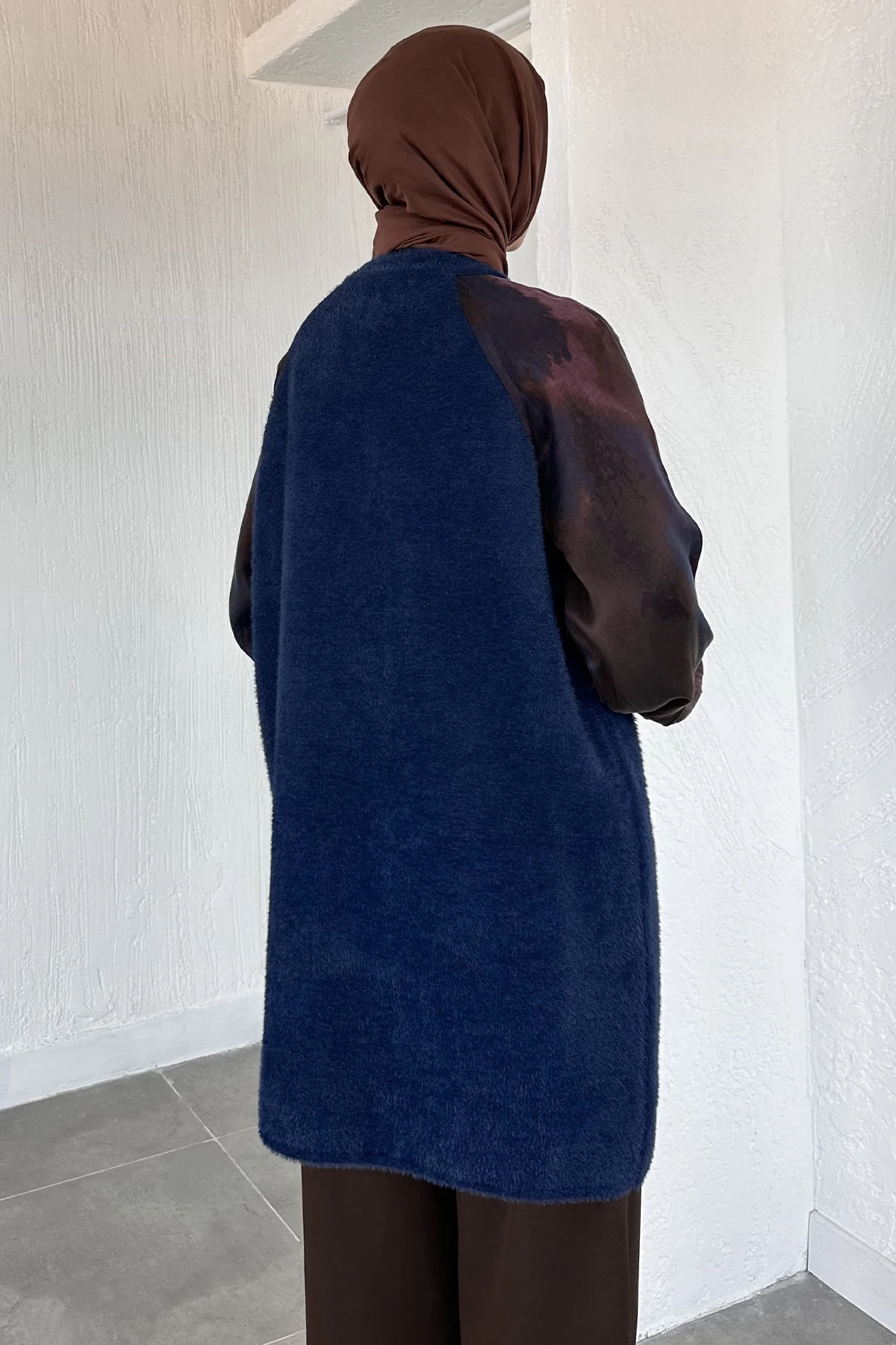 Kadın Kolları Kumaş Tunik