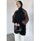 Kadın Kolları Kumaş Tunik
