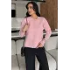 Kadın Omuzu Ve Kolu Taşlı Kalp Düğmeli Ceket