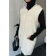 Kadın Kısa Kol Fermuarlı Yelek