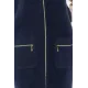 Kadın Kısa Kol Fermuarlı Yelek