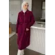 Kadın Omuz Pelerinli Fermuarli Ceket