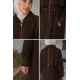 Kadın Omuz Pelerinli Fermuarli Ceket