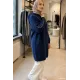 Kadın Fermuarli Kapşonlu Ceket