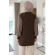 Kadın Fırfırlı Triko Ceket