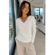 Kadın Yakası Dantel Bluz
