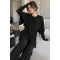 Kadın Top Desenli Pelerinli Takım