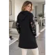 Kadın Nakışlı Kapşonlu Ceket