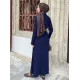 Kadın Önü Düğmeli Uzun Elbise