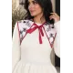 Kadın Flar Detaylı Bluz