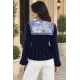 Kadın Flar Detaylı Bluz