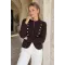 Düğmeli Blazer Kısa Ceket