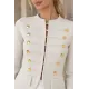 Düğmeli Blazer Kısa Ceket