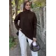 Kadın Kendinden Desenli Tunik