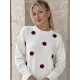 Kadın Kendinden Renkli Desenli Tunik