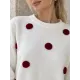 Kadın Kendinden Renkli Desenli Tunik