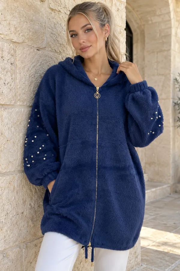 Kolları Nakışlı Hırka