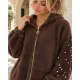 Kolları Nakışlı Hırka
