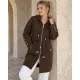 Düz Fermuarlı Hırka