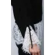 Kol Ucu Ve Etek Ucu Dantelli Bluz