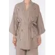 Kadın Taşlı Kimono Takım