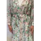 Kadın Çiçek Desenli Kimono Takım