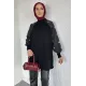 Kadın Kolu Kumaş Nakış Detaylı Tunik